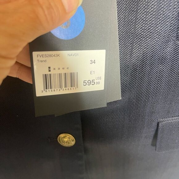 $595 THE KOOPLES - Notch-lapel single-breasted woven blazer NWT - Picture 6 of 11